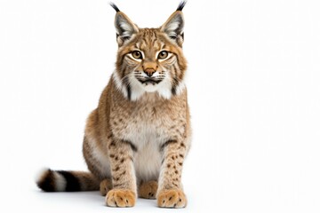 lynx isolated on white background