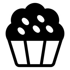 Wall Mural - muffin icon