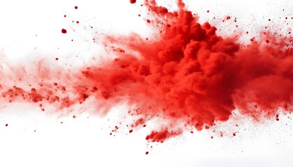 Canvas Print - red splashes