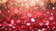 Bokeh-style confetti scattered elegantly on a dynamic red backdrop generative ai