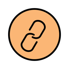 Coding Data Web Filled Outline Icon