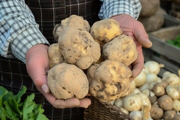 Poster - Italy has festivals and fairs with Italian white truffles