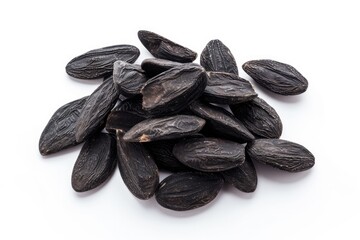 Sticker - Tonka beans isolated on white from above