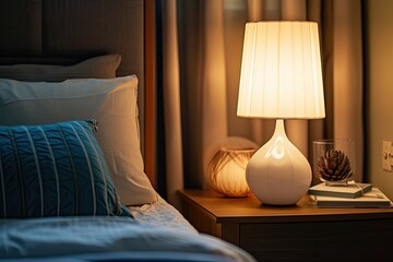 Wall Mural - Bedside lamp