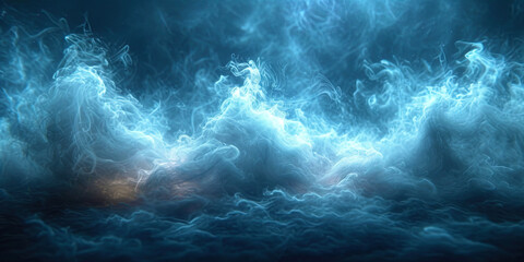 Wall Mural - Soft vortex of smoke that form a foggy background, as if calling for a mysterious and mysterious origi