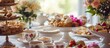 What actions would you take at a high tea party if invited?
