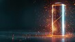 © Jennifer - Energy battery poster with copy space