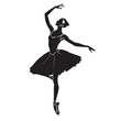 Figure of a ballerina in a pirouette