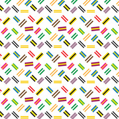 Wall Mural - abstract seamless repeatable colored rectangle pattern art.