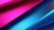 The abstract background of metal texture with empty space in hot pink, electric blue, and neon green colors. 3D illustration of exuberant. generative AI