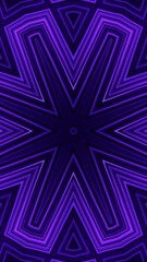 Wall Mural - Abstract geometric animation, Kaleidoscope background
