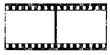 © ismailbasdas - Film strip texture with blank space, png isolated background. Old grunge movie film double strip, vintage filmstrip