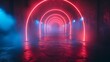 Neon Tunnel of Love: A Glowing Pathway to Romance Generative AI