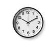 © chones - Modern wall clock isolated on transparent background. Generative AI