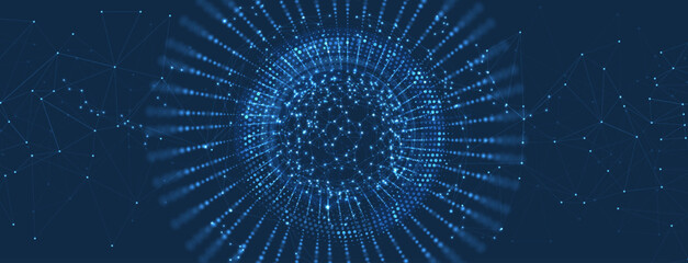 Abstract vector background. Futuristic technology style. Elegant background for business tech presentations.