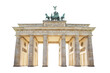 Brandenburg Gate or Berlin Gate isolated png