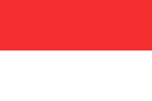 National Flag Of Monaco Vector