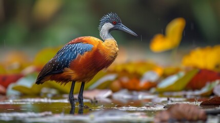 Wall Mural - African Jacana in Botswana 