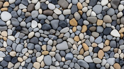 Decorative gravel path texture banner background
