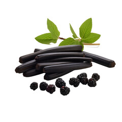 Wall Mural - Licorice isolated on transparent background