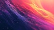 Vivid liquid glowing waves and shiny particles abstract background. Generative AI