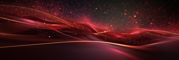 Wall Mural - Maroon Futuristic Data Stream Abstract Background