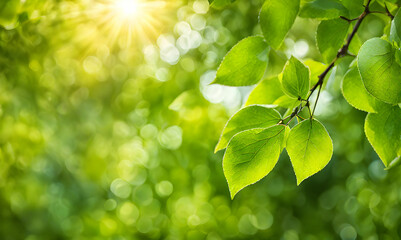 Poster - Summer sunlight bokeh