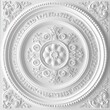© Matthew - Ceiling 3D wallpaper adorned with a Victorian-style white decorative frame background.