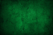 Dark Green Textured Concrete Grunge Wall Background