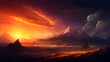 sunrise over the mountains  3d images,,
sunset in the mountains