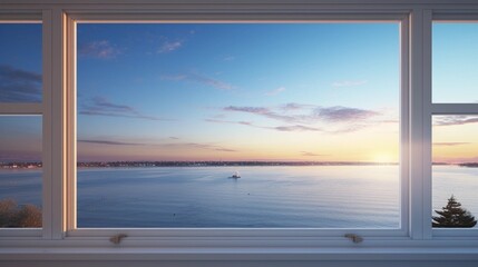 Wall Mural - Ocean view_from_a_bay_window1