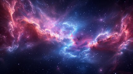 abstract patterns inspired by celestial bodies swirl in cosmic harmony against deep space