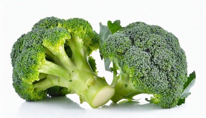 Wall Mural - broccoli isolated on white background