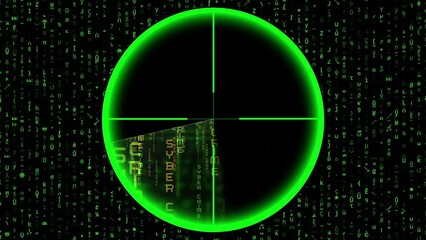 Searching for cyber crime on radar concept