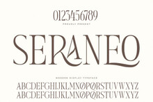 Elegant Font  Alphabet Set