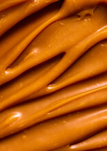 Close Up Of Swirled Caramel