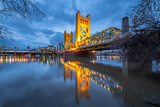Fototapeta  - Sacramento's Tower Bridge
