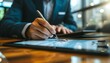 © mh.desing - Electronic Legal Document Signatures,  the efficiency of electronic signatures in legal document management with an image portraying the signing process on tablets or smartphones, AI