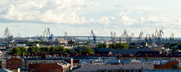 Wall Mural - St. Petersburg, Russia, June 21, 2023: sights of St. Petersburg