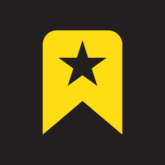 Wall Mural - Bookmark icon vector for web, computer and mobile app