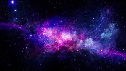 Wall Mural - colorful galaxy cosmos nebula space background