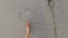 Barefoot Beach Walk Sequence