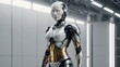 © Inna Nyan - Female robot. AI cyborg
