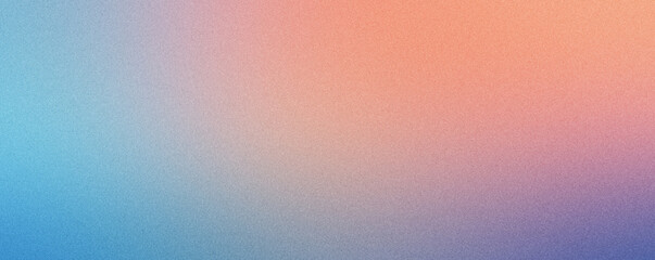 Sticker - Warm-Cool Gradient Retro Background