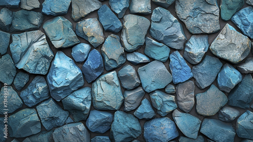 azure wallpaper for seamless cobblestone wall or road background Stock ...