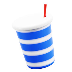 3D American Football Drink Icon