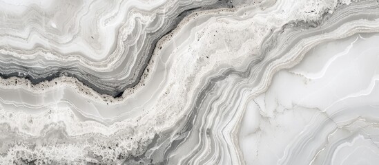 Canvas Print - Natural texture background with gray and white marble pattern.