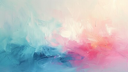 Wall Mural - Gentle brushstrokes and soft colors create an atmosphere of intimate tenderness