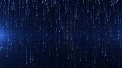 Abstract digital background with glowing neon lines of particles. movement of a stream of luminous bright lines. Digital technology, social media connection, fast internet connection. Seamless loop.