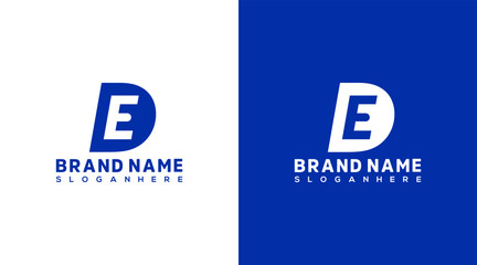DE Letter Logo Design, ED icon Brand identity Design Monogram Logo